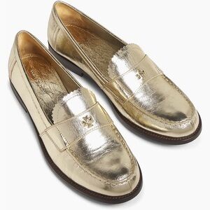 Tory Burch Gold Women's Loafers | 9.5